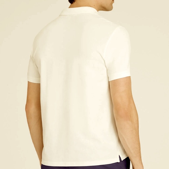 Johnny Collar Polo - Brand New - NEVER WORN - Cream - Picture 2 of 6